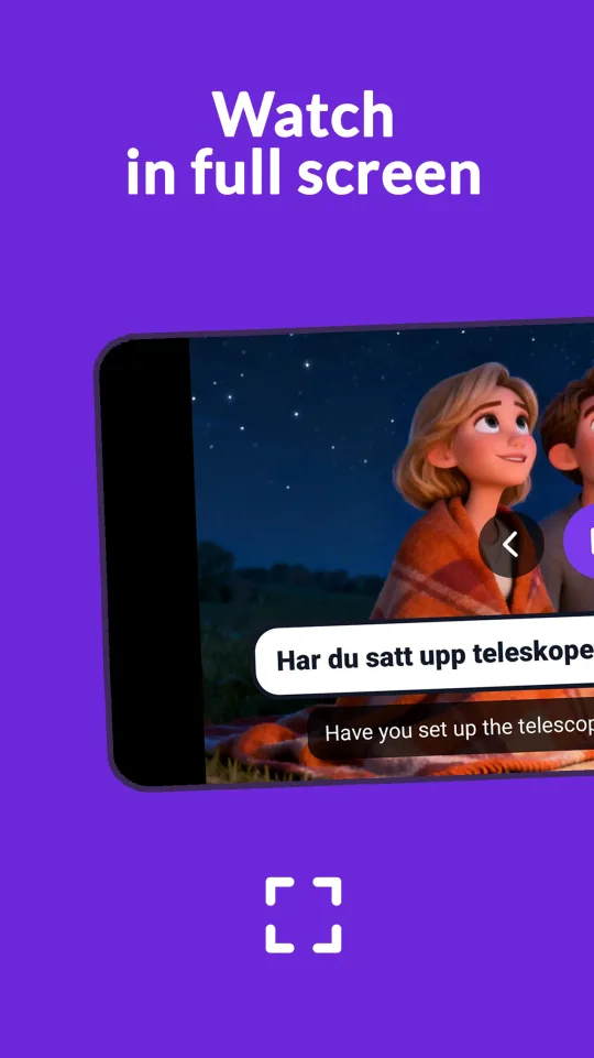 Preview of a LingoTalks lesson screen